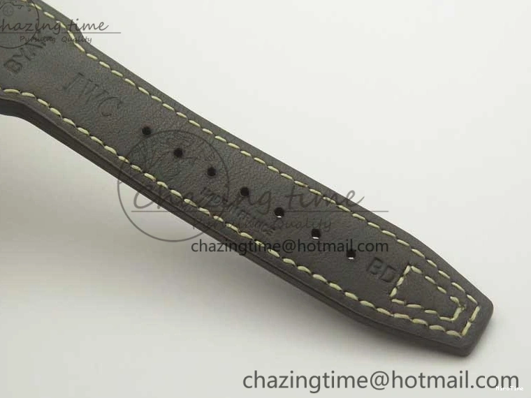 MIROTIME 0405 Big Pilot IW501005 Real Bronze ZF 1:1 Best Edition Black Dial on Brown Leather Strap A Sleek 7192